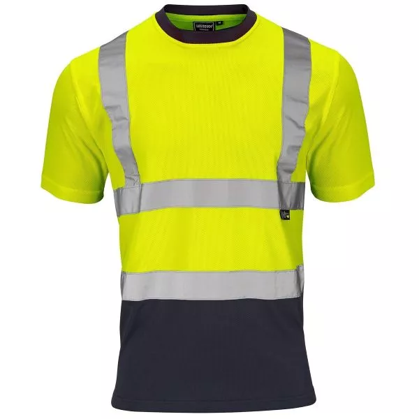 Hi Vis 2 Tone Yellow T Shirt