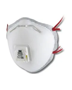 3M 8833 MASK P3V Respirator case of 10
