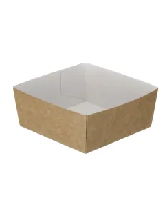 Kraft Folded Board Tray 4x4