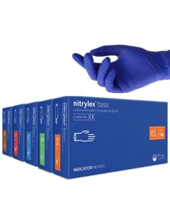 Nitrylex Blue Nitrile Gloves x 100