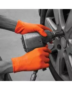 Polyco Finite Orange HD Nitrile Gloves (Box of 100)