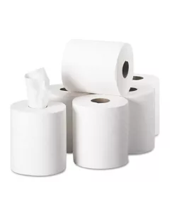 Premium White Centre Feed Roll, 6 rolls per case