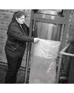 CT9996 Clear Extra Heavy Duty Compactor Sacks (150L) x 100
