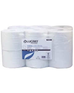 White L-One Centre Pull Toilet Roll x 12