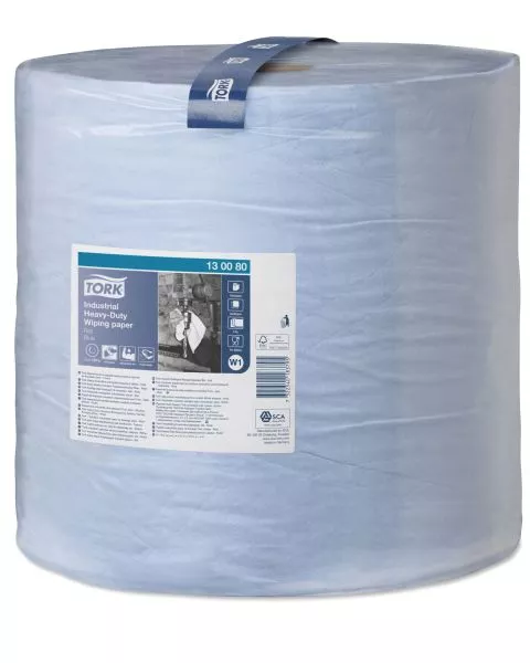 Tork 3 ply Blue Industrial Heavy Duty Paper 130080