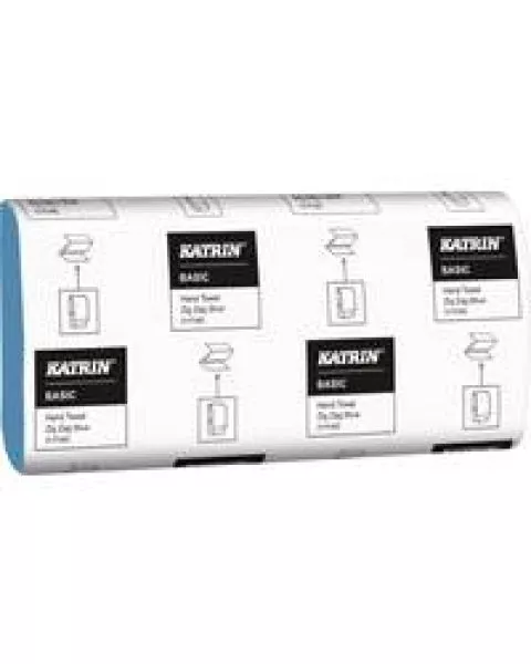 Katrin Basic Hand Towel Zig Zag Blue 362200