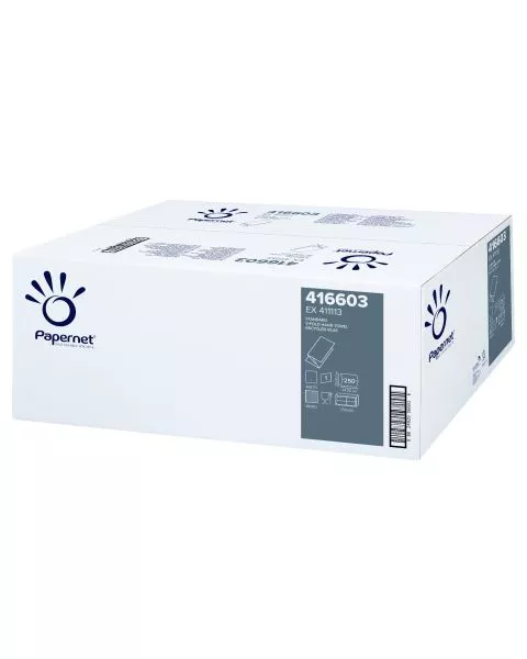Papernet Blue V Fold Handtowel, 416603