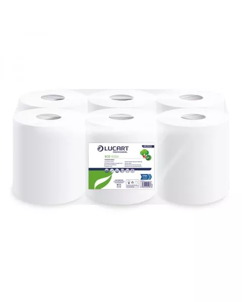 Bulk Buy 2 Ply Paper Rolls, White, 400 Sheets, 6 Rolls Per Case, 84 cases Per Pallet