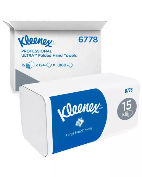 Kleenex Hand Towels, 15 refill packs per box 6778