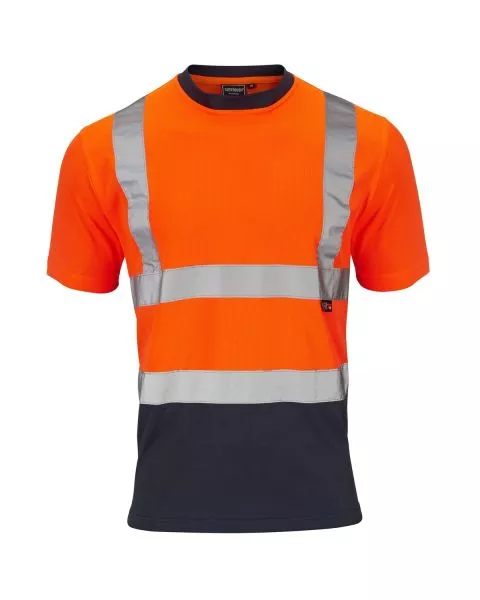 Hi-Vis 2 Tone Orange T-Shirt