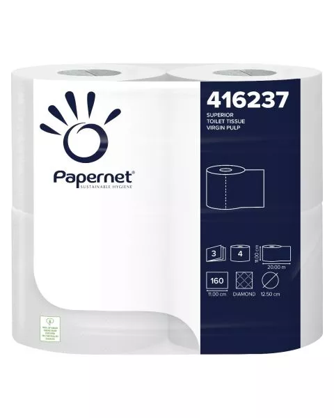 Papernet Toilet Roll, 3 Ply, Luxury Embossed 416237