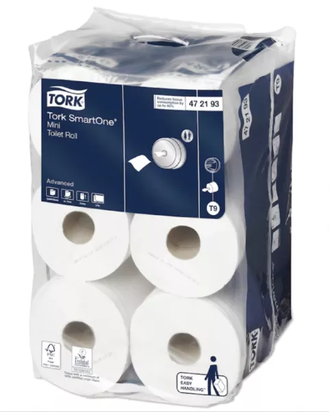 Tork Smart One Mini (T9) Toilet Rolls 