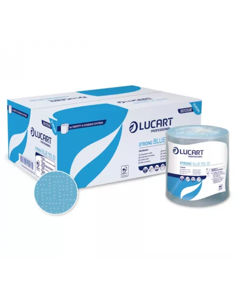 Strong Blue 155 Identity Roll Towel, 6 rolls per case