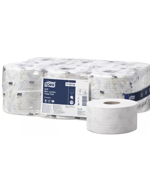 Tork Soft Mini Jumbo Toilet Roll Premium 110254