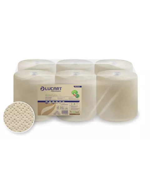 EcoNatural Centrefeed Roll, 6 rolls, 450 Sheets Per Roll