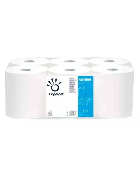 Papernet Centre Feed, White, 401596