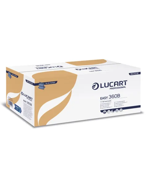 Lucart Blue V fold Hand towel, 3600