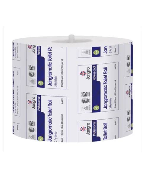 Jangromatic Toilet Roll Pure 2ply White 92m System 800 (Case of 36)