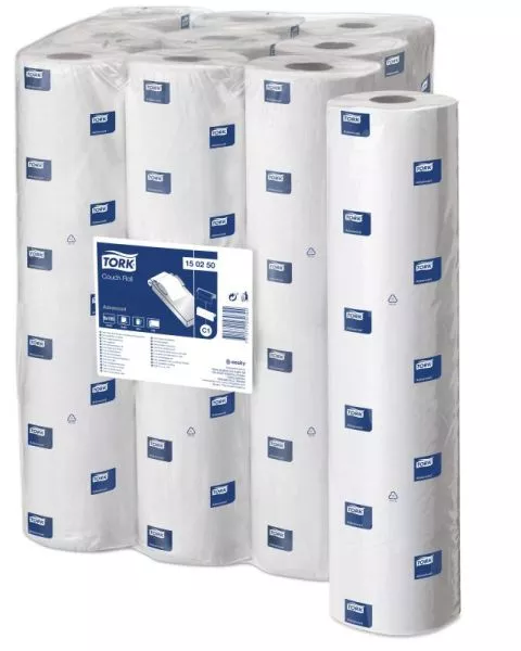 Tork Advanced Couch Roll 150250, 9 Rolls Per case,