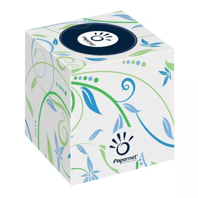 Papernet 419588 3 Ply Facial Tissues x 16 boxes
