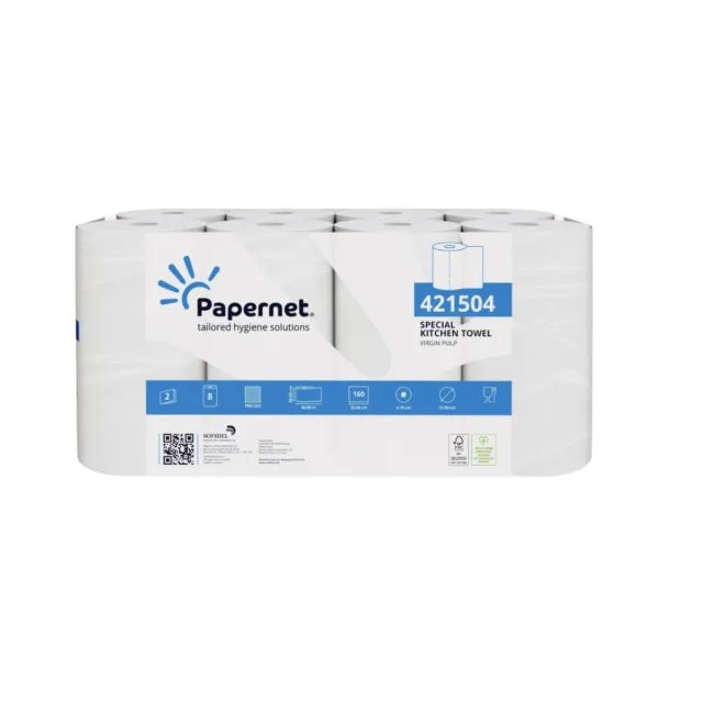 Papernet Kitchen Rolls x 8 Rolls
