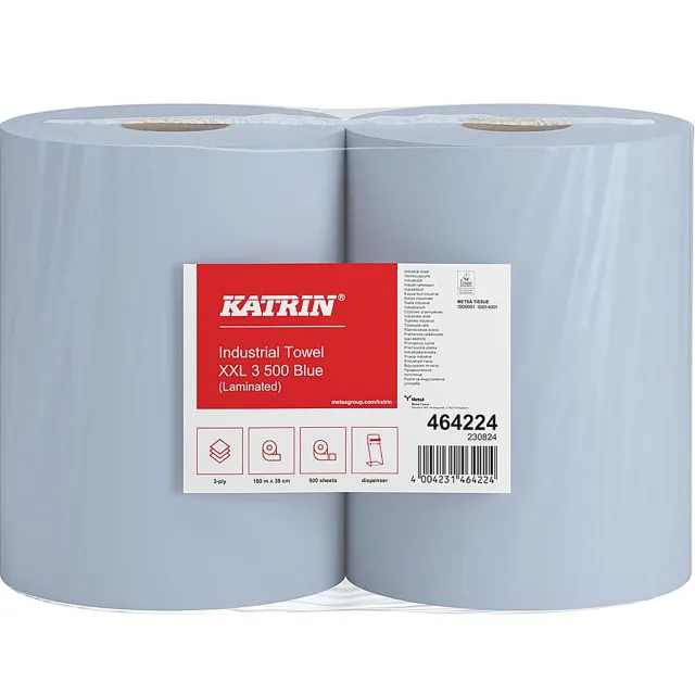 Katrin Classic Industrial Towel XXL3 Blue 500 Laminated 464224
