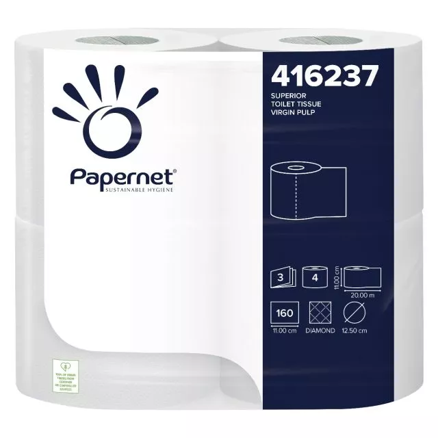 Papernet Toilet Roll, 3 Ply, Luxury Embossed 416237