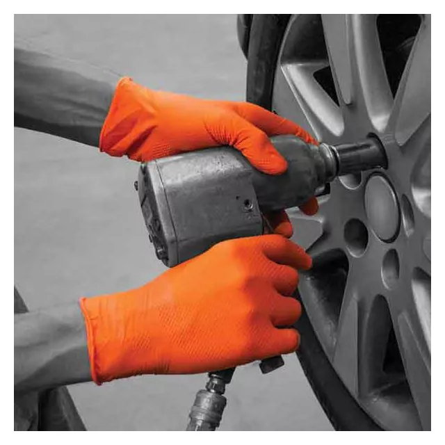 Polyco Finite Orange HD Nitrile Gloves (Box of 100)