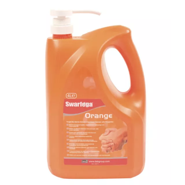 Swarfega Orange 4 litre with Pump Top
