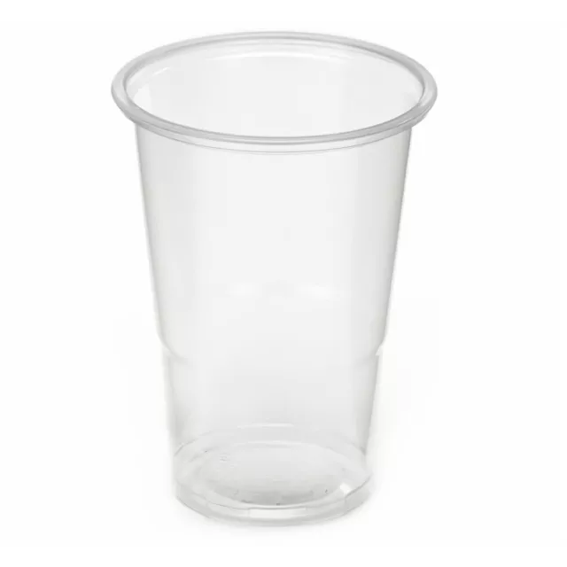 Half Pint to Brim (284ml) Clear PP Tumbler x 1000