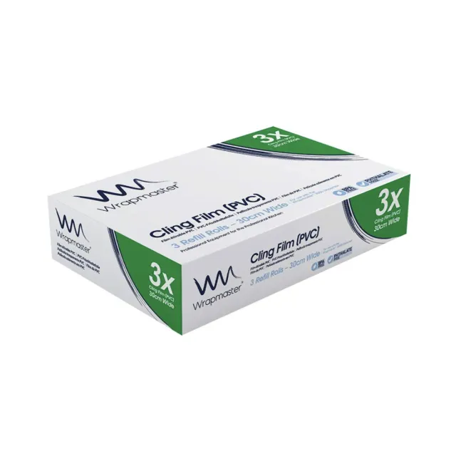 3000 - Wrapmaster Cling Film, 300m x 3