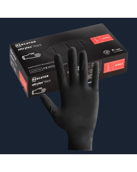 Nitrylex Black Nitrile Gloves x 100